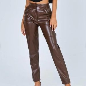 Princess Polly Women's Brown Trousers/ Size  0.